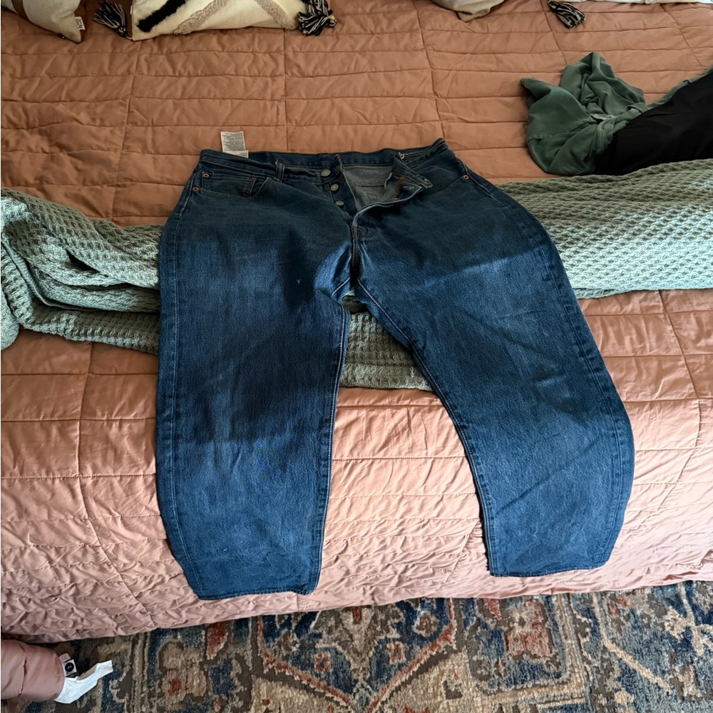 Levi's Men's Straight Jeans - Dark Blue